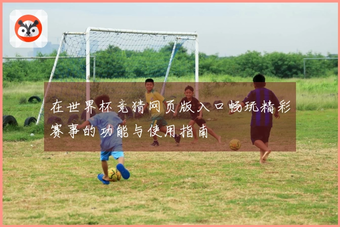 在世界杯竞猜网页版入口畅玩精彩赛事的功能与使用指南